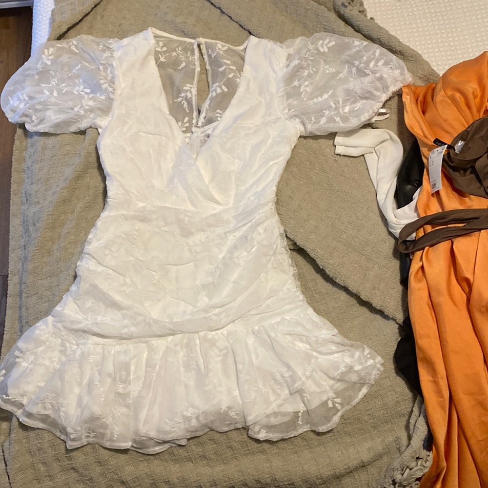 Hello Molly/ Saints + Secret White floral dress